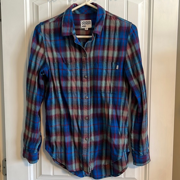 Vans Plaid Button Down (S) - Picture 1 of 6